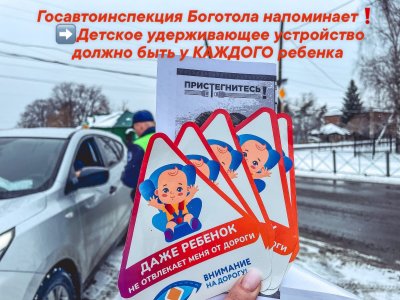 Госавтоинспекция Боготола напоминает, эффективное средство защиты маленького пассажира – детское автомобильное кресло