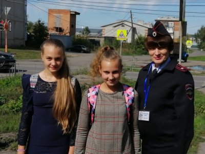 Сотрудники ГИБДД провели мероприятие с  «Родительским патрулем»