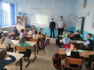 Классный час с главой района