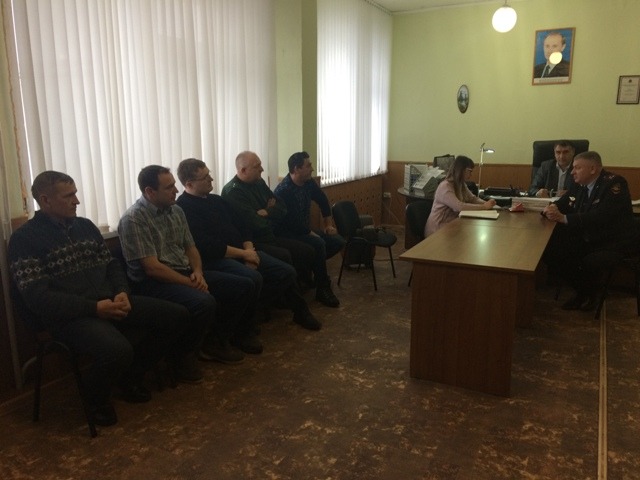 Полицейские и  лесники  провели встречу по вопросу  усиления межведомственное взаимодействия