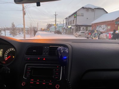 Сотрудники Госавтоинспекции Боготола проводят профилактические беседы с пешеходами с помощью СГУ