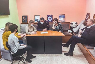Начальник Боготольской Госавтоинспекции провел круглый по теме детской дорожной безопасности