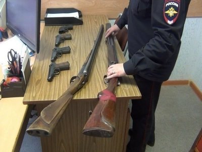 Прием оружия на хранение у граждан, отправившихся на СВО